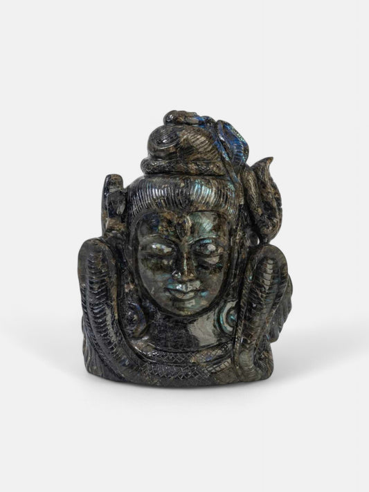 Cosmic Shiva Black Marble Statue