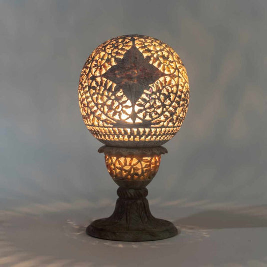 Antique Marble Lamp - Celestial Aura