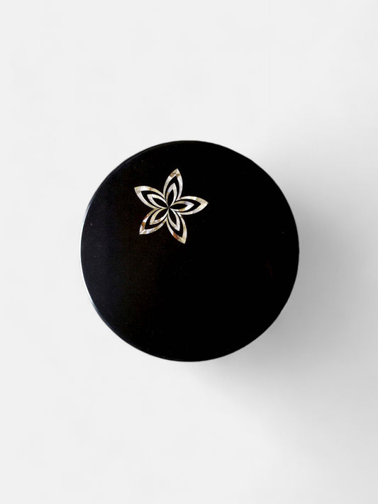 Bloom Essence Black Marble Accent Tabletop