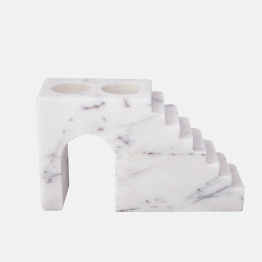 Marble Candle Holder, Stairs Design