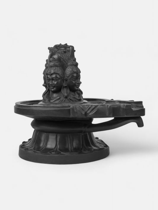 Panchmukhi Black Marble Shivlinga Statue