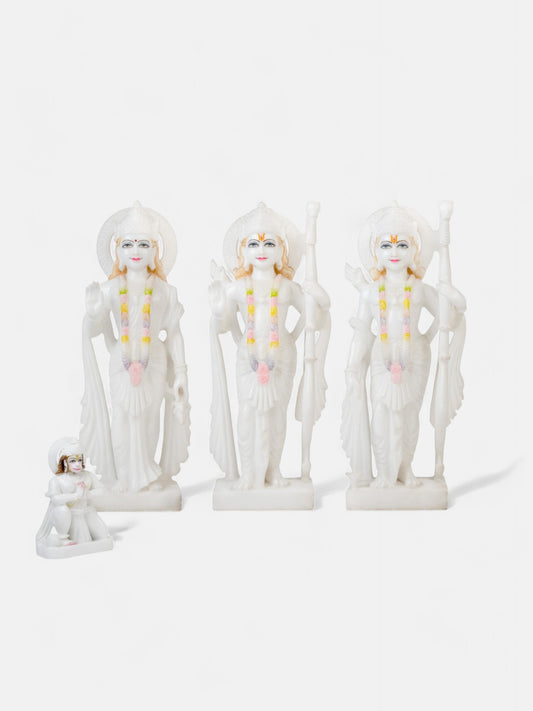 Ram Darbaar – White Marble Ram, Sita, Laxman, Hanuman