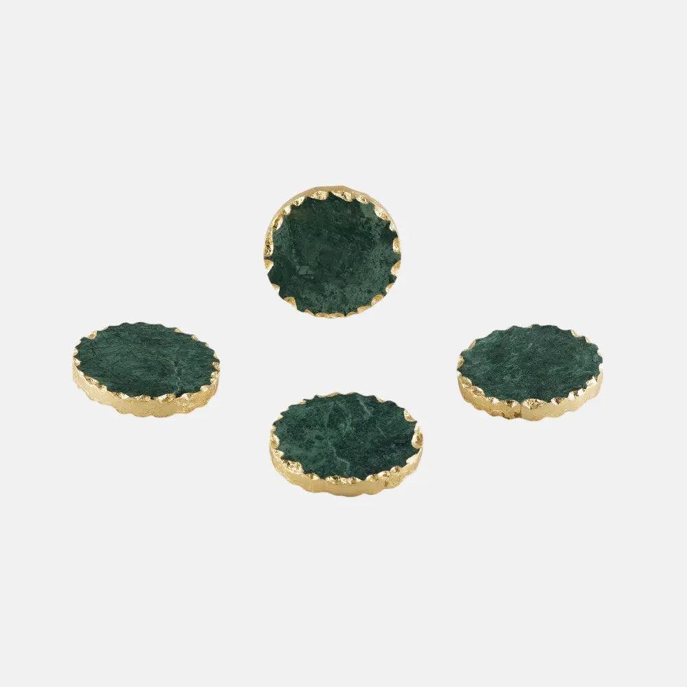 Premium green marble with gold rims Artifact Stonex