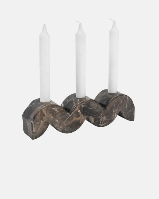 Wave Elegance Marquino Candle Holder