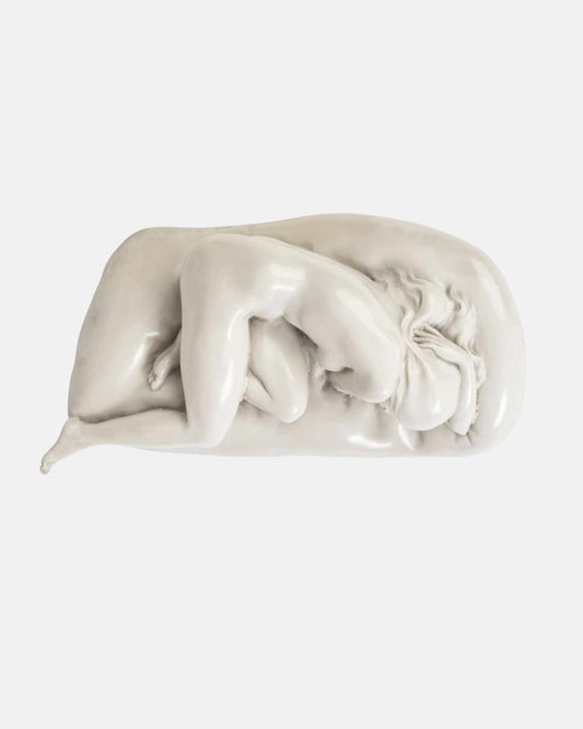 Serene Marble Lady in Slumber