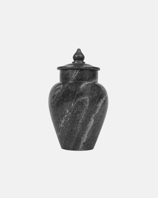 Eternal Grace Black Marble Urn