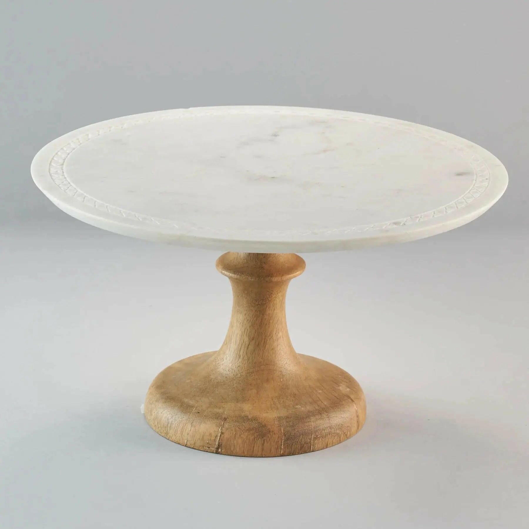 AVA Luxury Marble Pedestal Cake Stand