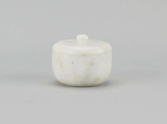 Marble Jar With Lid – Elegant Storage Solution.