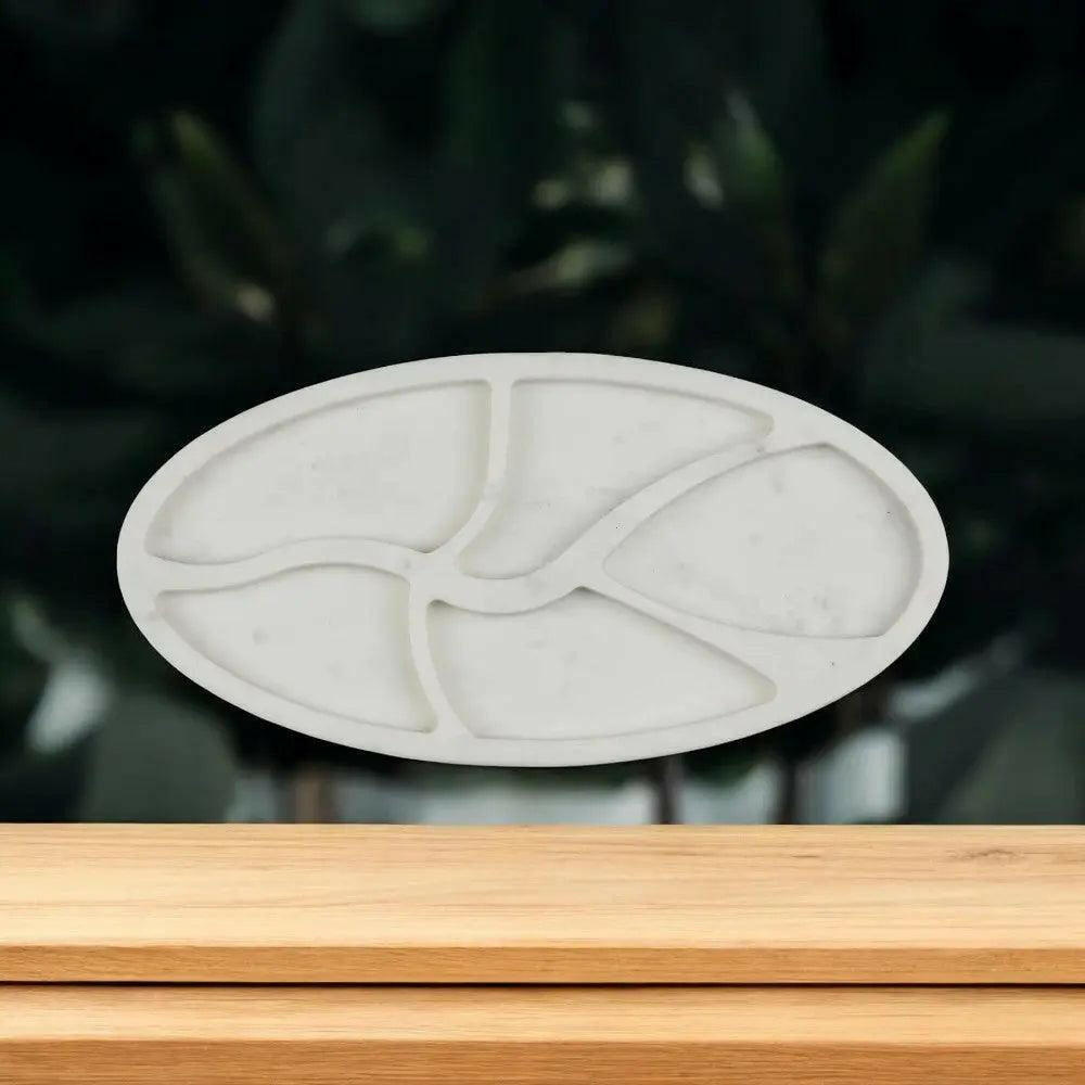 Marble Nut Serving Tray – Elegant Snack Organizer.