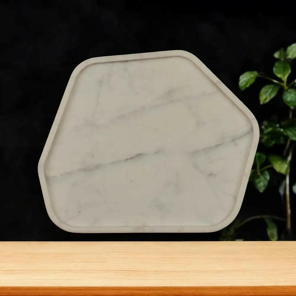 Modern Abstract Marble Serving Platter.