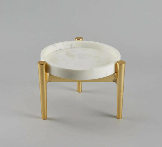 Tessa Luxury Marble Cake Stand Pedestal.