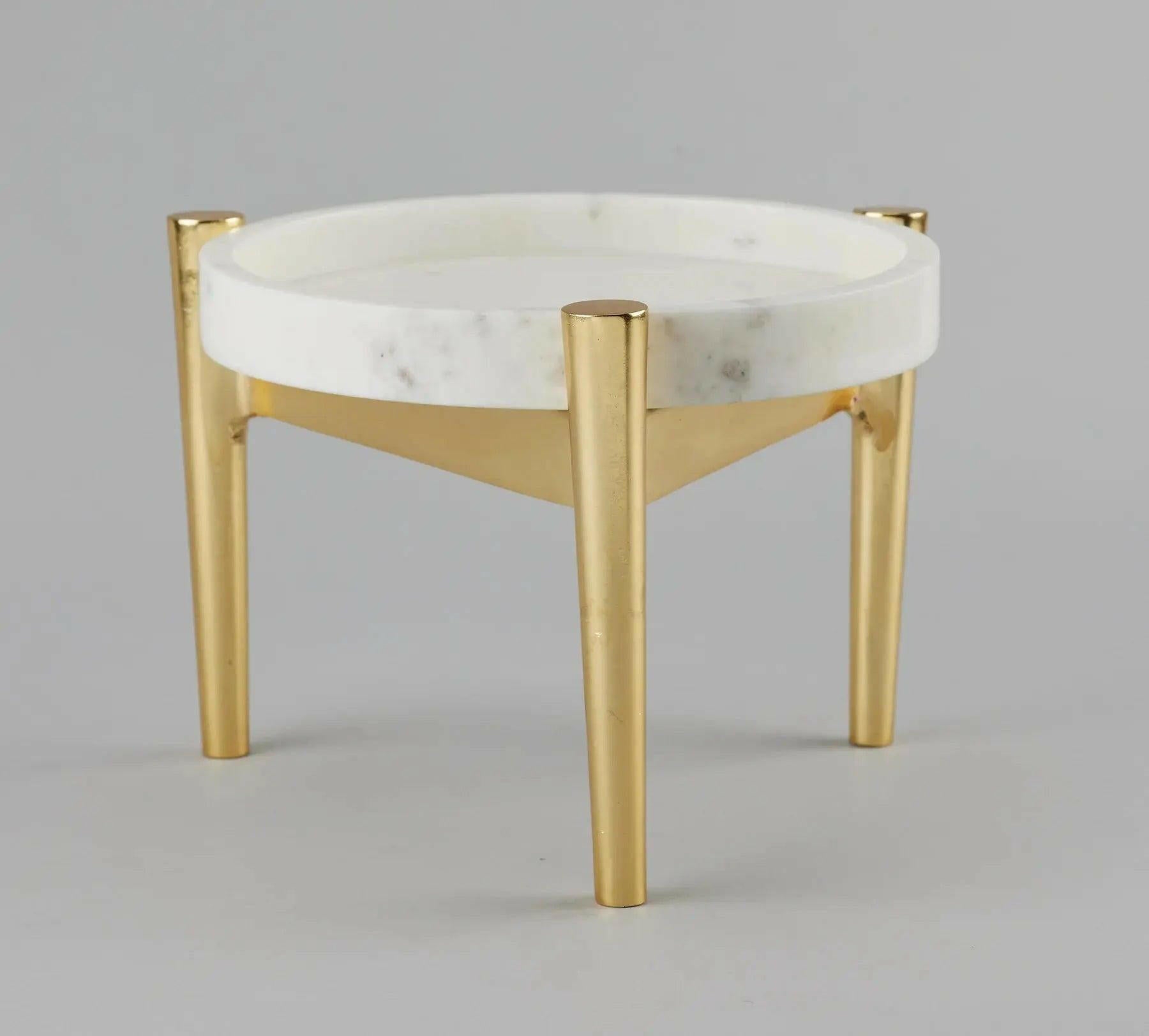 Tessa Luxury Marble Cake Stand Pedestal.