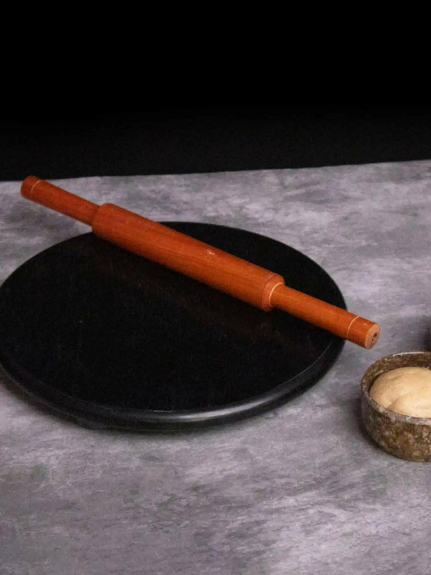 Marble Roti Making Board (Chakla) – White, Black, and green.