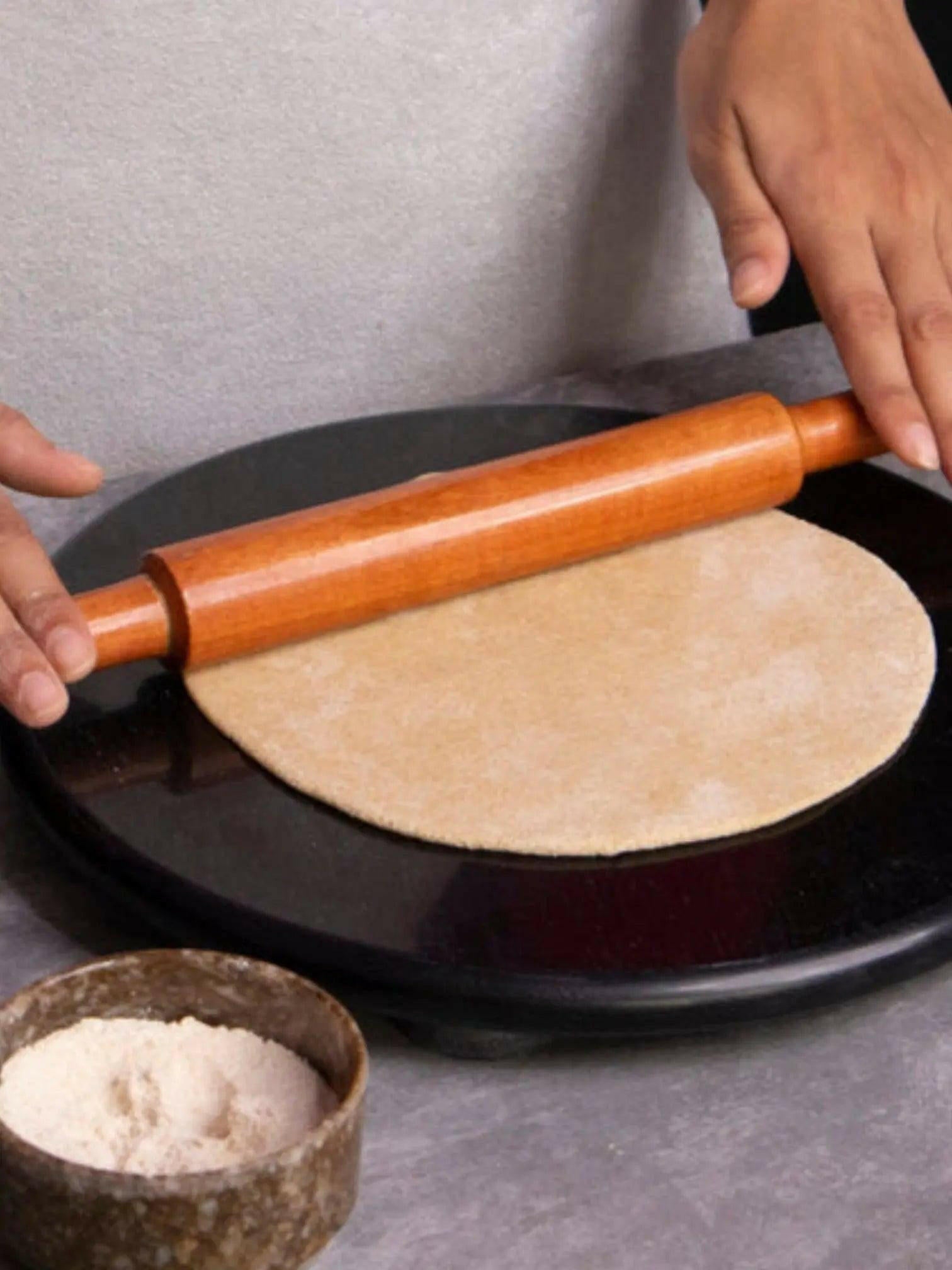 Marble Roti Making Board (Chakla) – White, Black, and green.