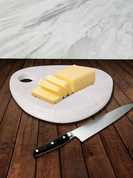 Marble Cheese Serving Board, 8 Inches.