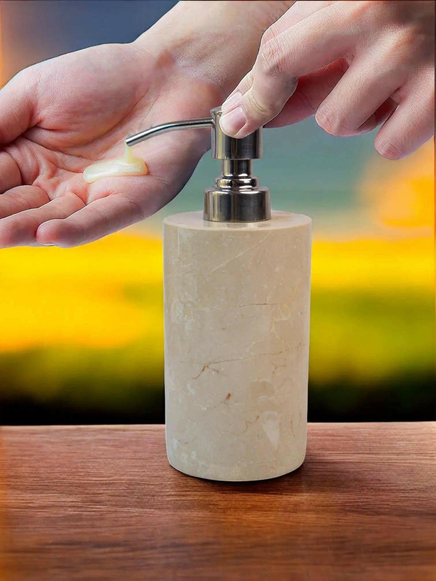 Bottochino Marble Soap Lotion Dispenser.