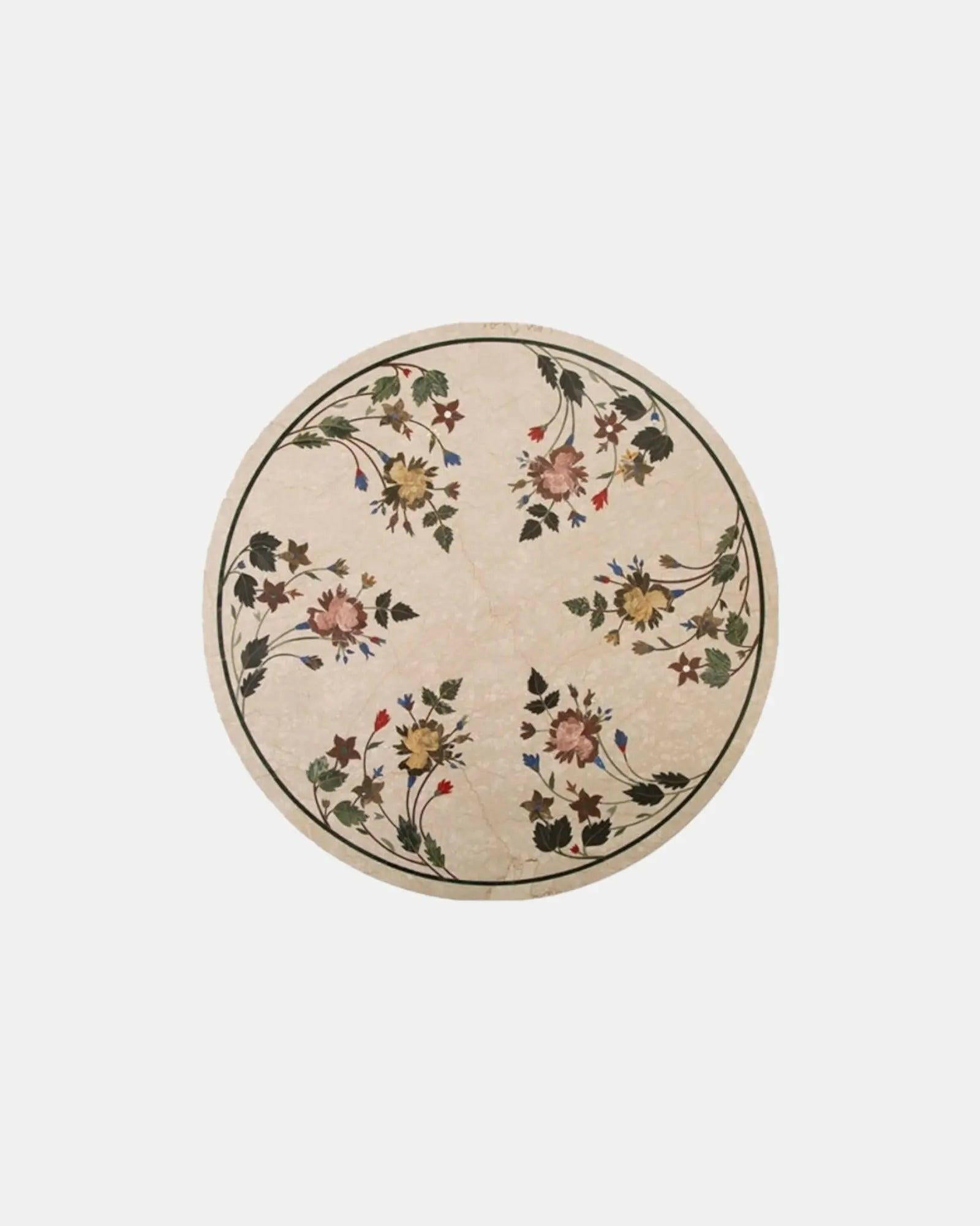 Bouquet Charme Marble Round Tabletop.