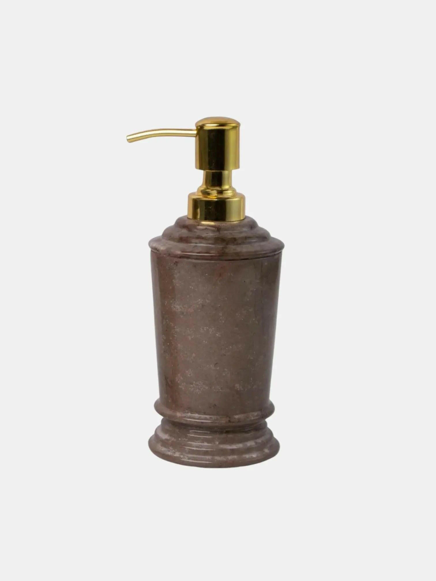 Bronze Armani Marble Soap Lotion Dispenser.