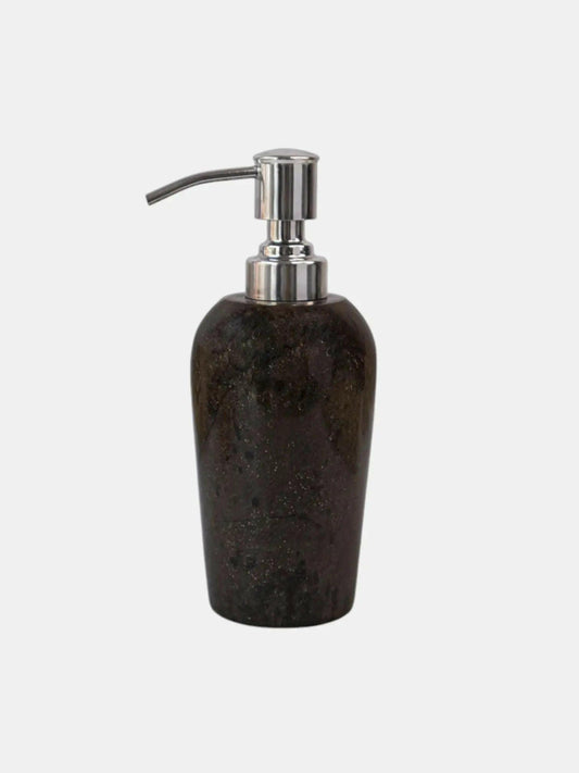 Brown Marble Soap Lotion Dispenser.