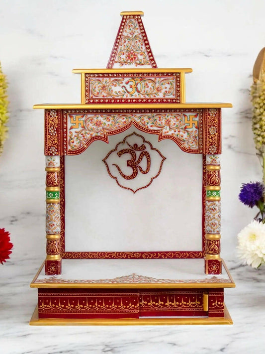 Medium Marble Temple for Home Decor.