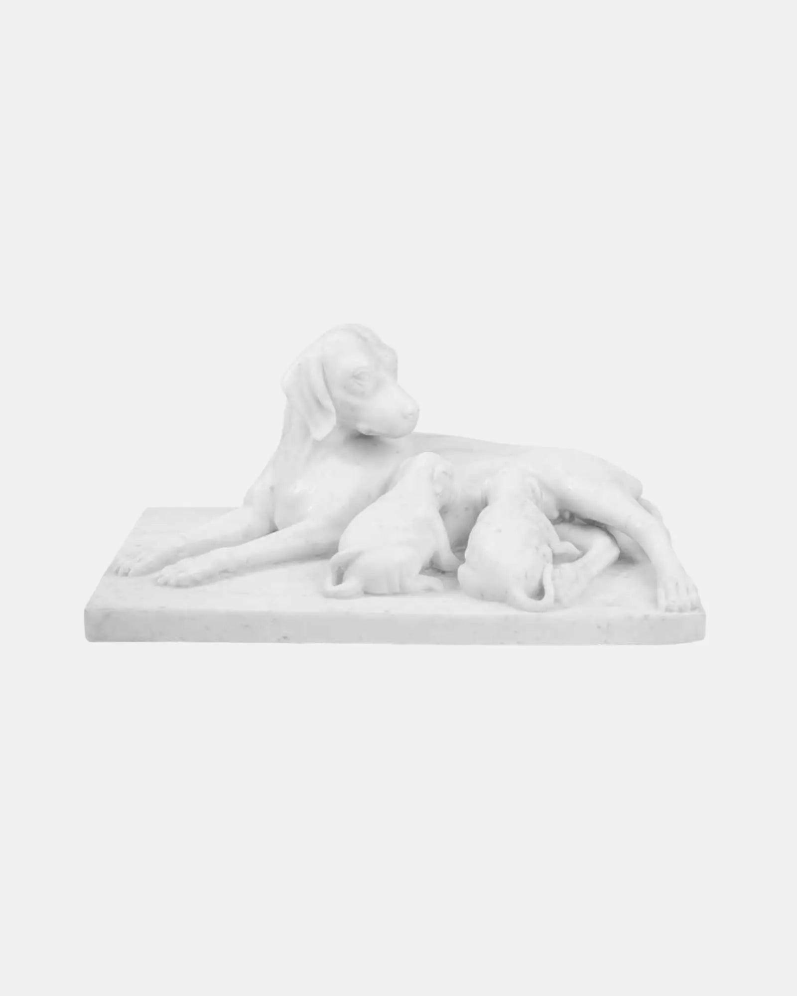 Maternal Bond Marble Sculpture.