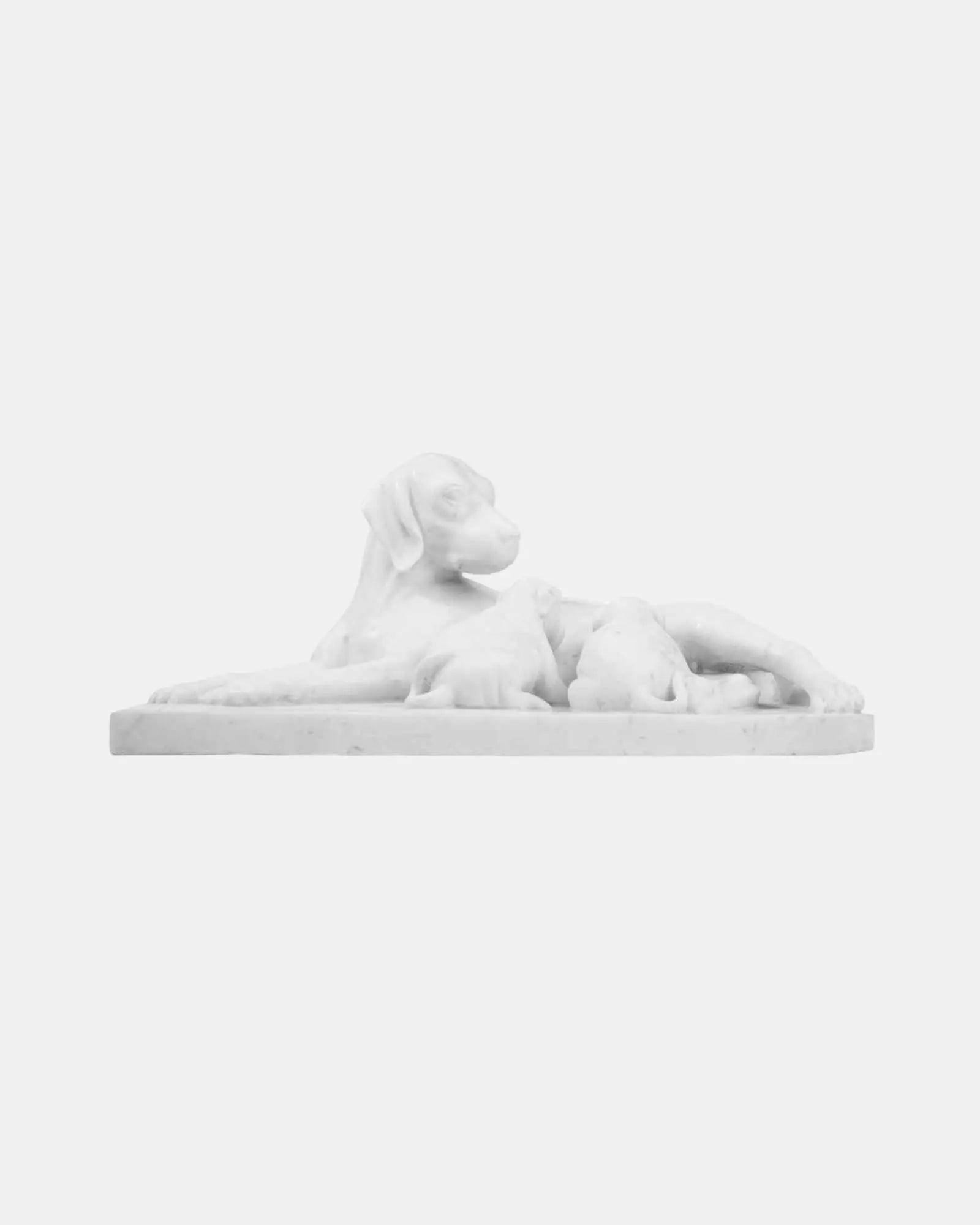 Maternal Bond Marble Sculpture.