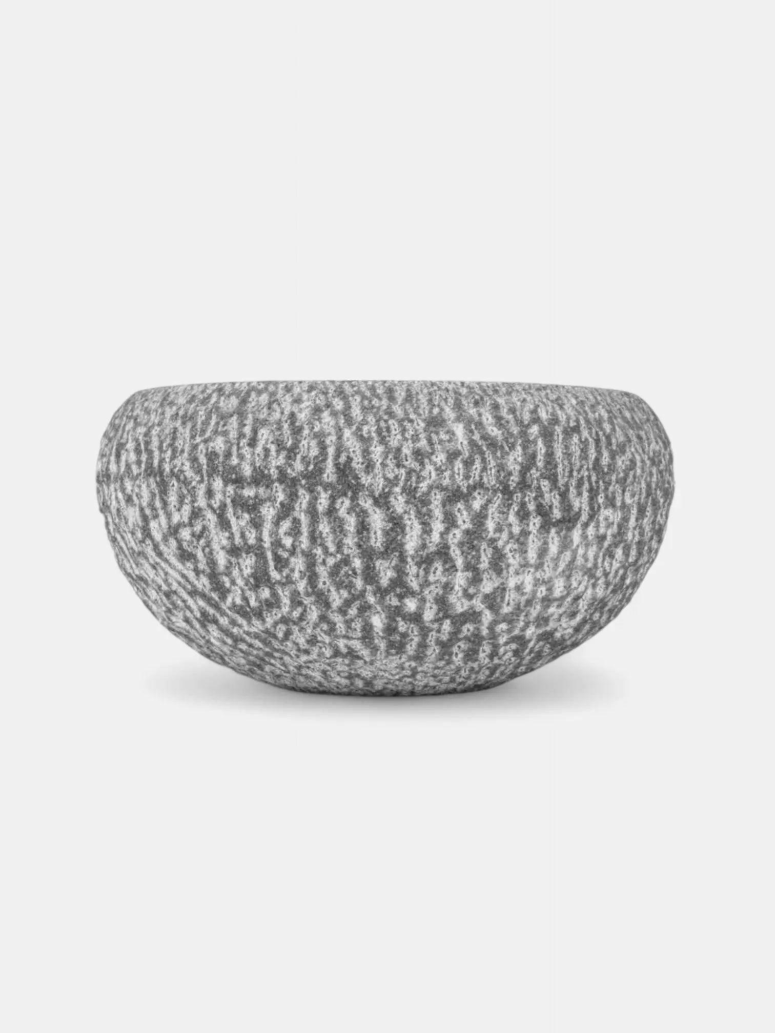 Pebble Grey Marble Garden Bowl.