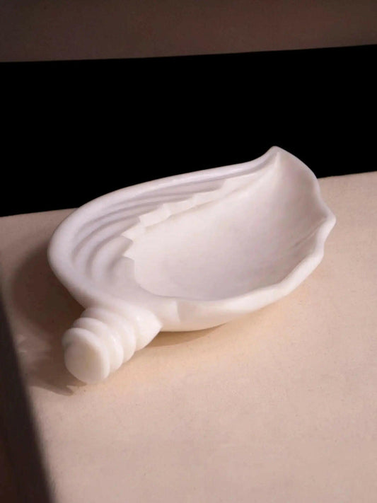 Shell Shaped Marble Urli Bowl Decor.