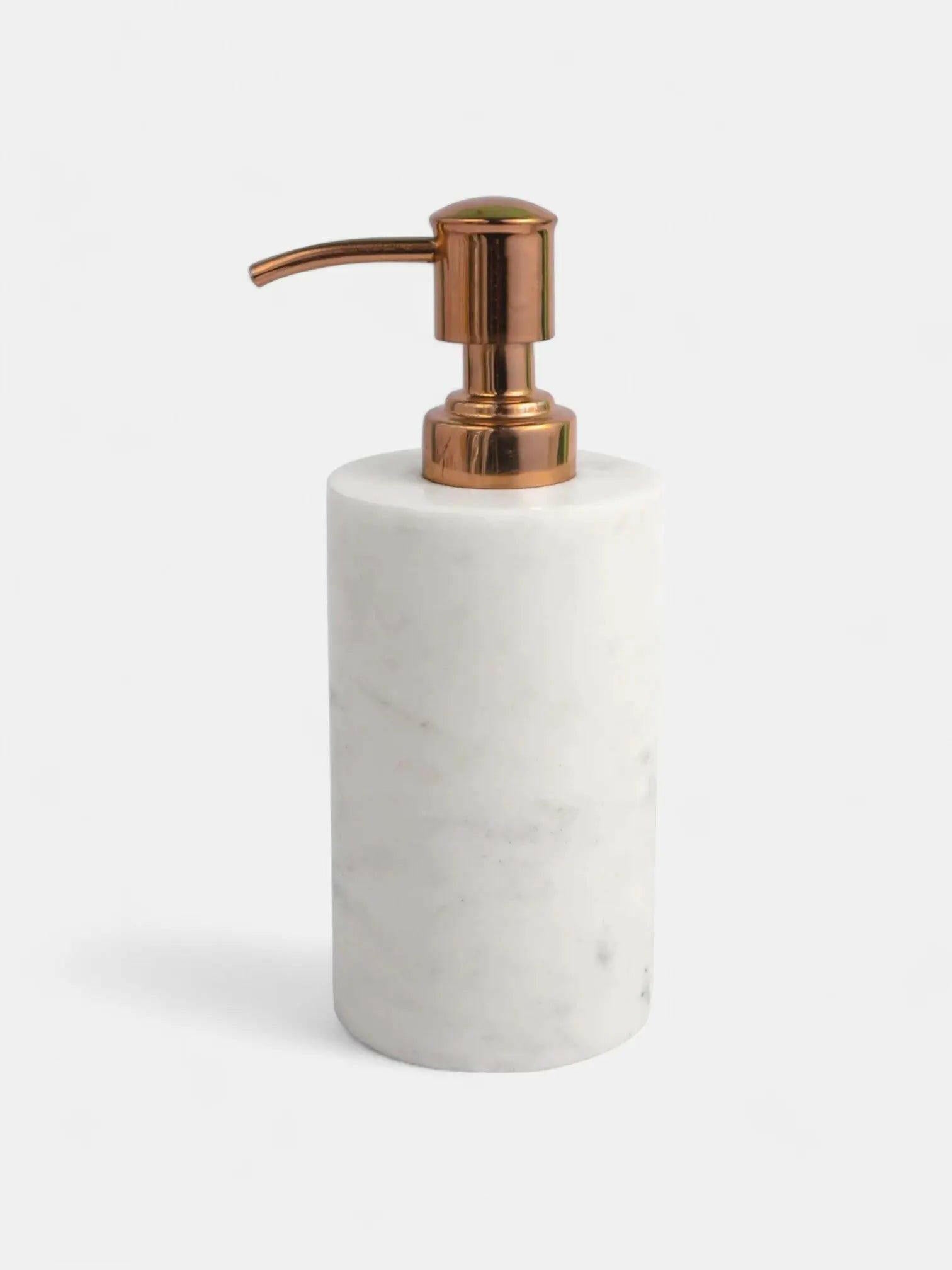 Wonder White Marble Soap Lotion Dispenser.